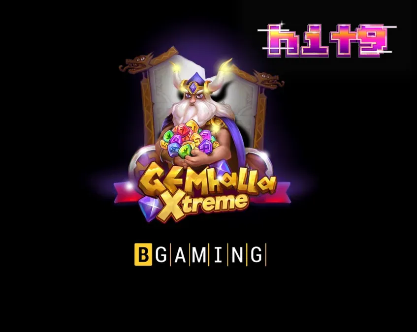 Tampilan visual slot Gemhalla Xtreme dengan tema Norse dan Thor